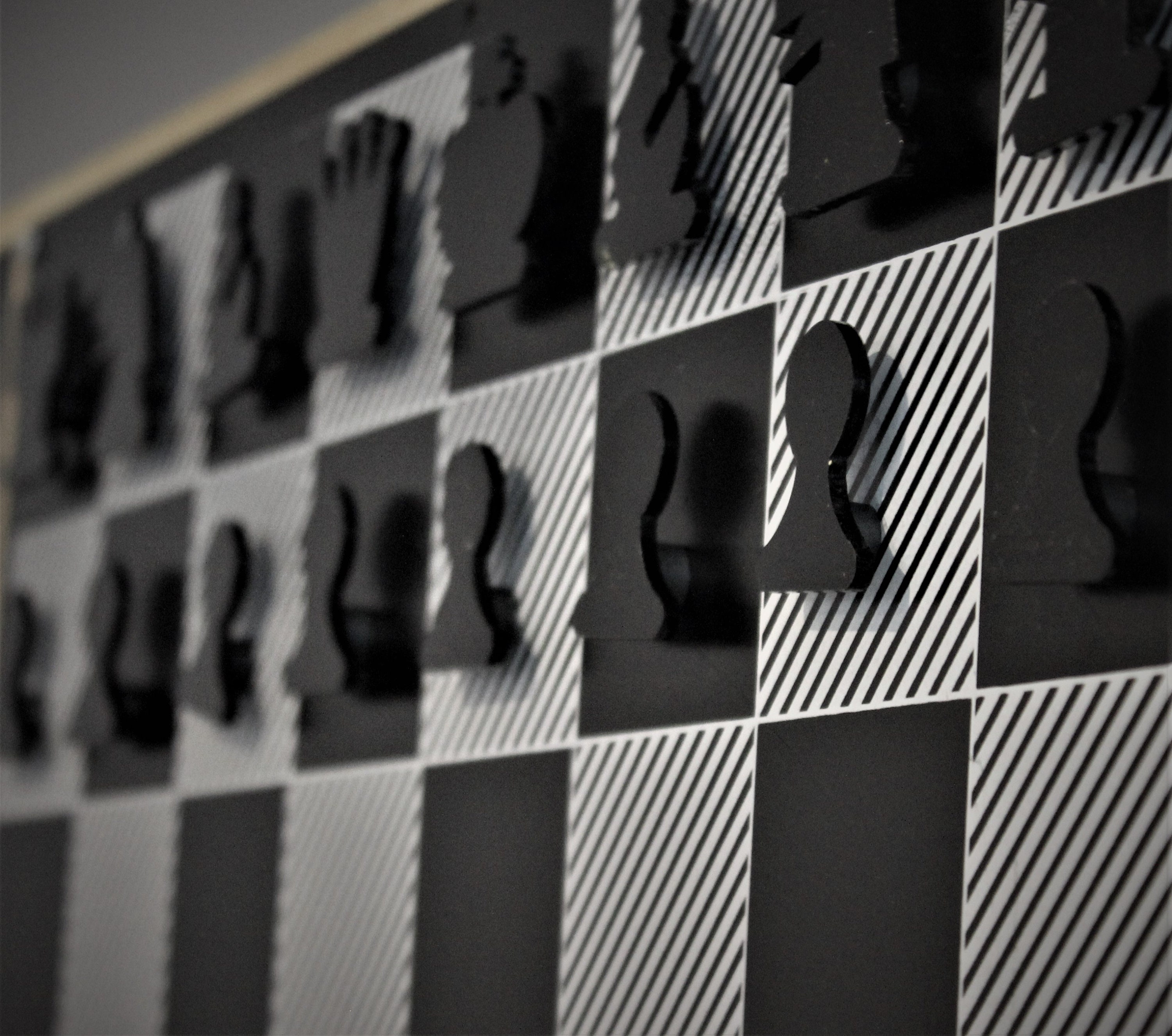 Schachbrett Aufbügelflicken - Schwarze Weiße Karo Patches Zum Verdecken Von Löchern