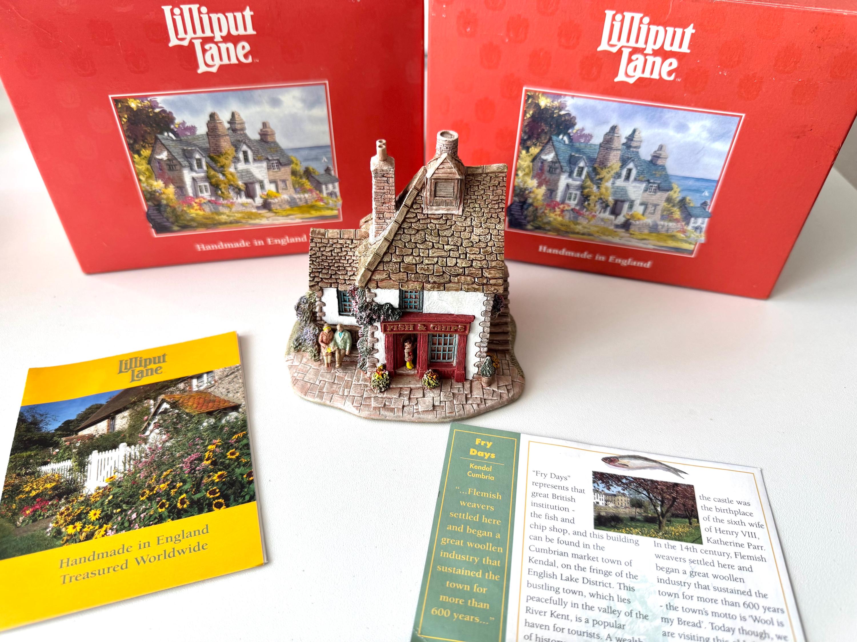 リリパットレーンFRY DAYS Lilliput Lane House FRY DAYS L2023 - Etsy