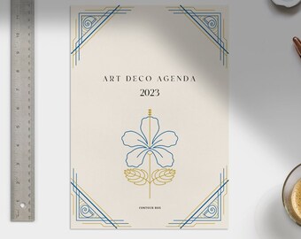 2023 Digital Art Deco Planner | Weekly & Monthly Planner | Incl. To Do and Notes