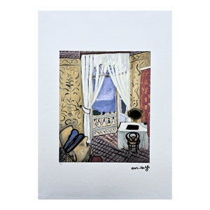 HENRI MATISSE - Interior with violet case - signed, numbered edition 29/75, 50 x 70 cm #artgift #artprint #artwall #modernart
