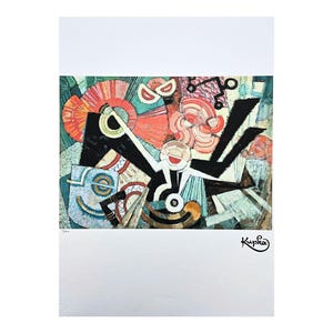 FRANTIŠEK KUPKA - Syncopated Accompaniment - signed, certificate, limited edition 28/350, 50 x 70 cm, #frankkupka #kupka #artwall #art