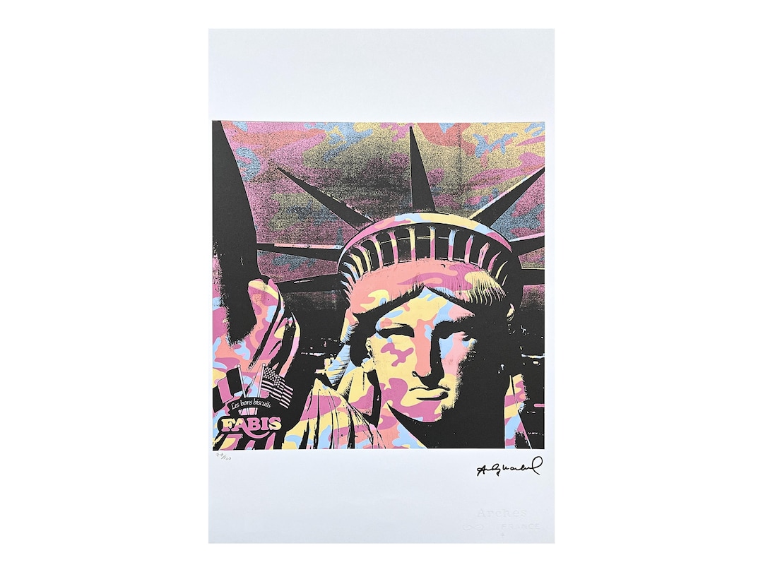 ANDY WARHOL - Statue of Liberty - Signed, Numbered Edition 74/100