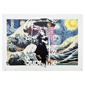 DEATH NYC - Banksy - Nola - assinado, certificado, edição limitada, datado, 45 x 32 cm, #deathnyc #arte #giclée #impressão #assinado