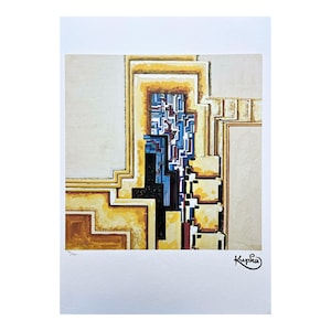 FRANTIŠEK KUPKA (after) - Contrast series - signed, numbered edition 90/350, 50 x 70 cm #frankkupka #kupka #artgift #artprint #artwall
