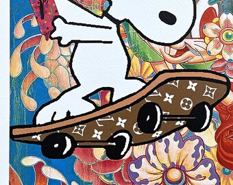 DEATH NYC -snoopy - Signed, Certificate (coa), Numbered - Limited
