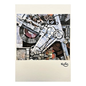FRANTIŠEK KUPKA (after) - Drill - signed, numbered edition 10/350, 50 x 70 cm #frankkupka #kupka #artwall #artprint #artgift