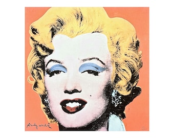 アンディ・ウォーホル - マリリン・モンロー - サイン入り
