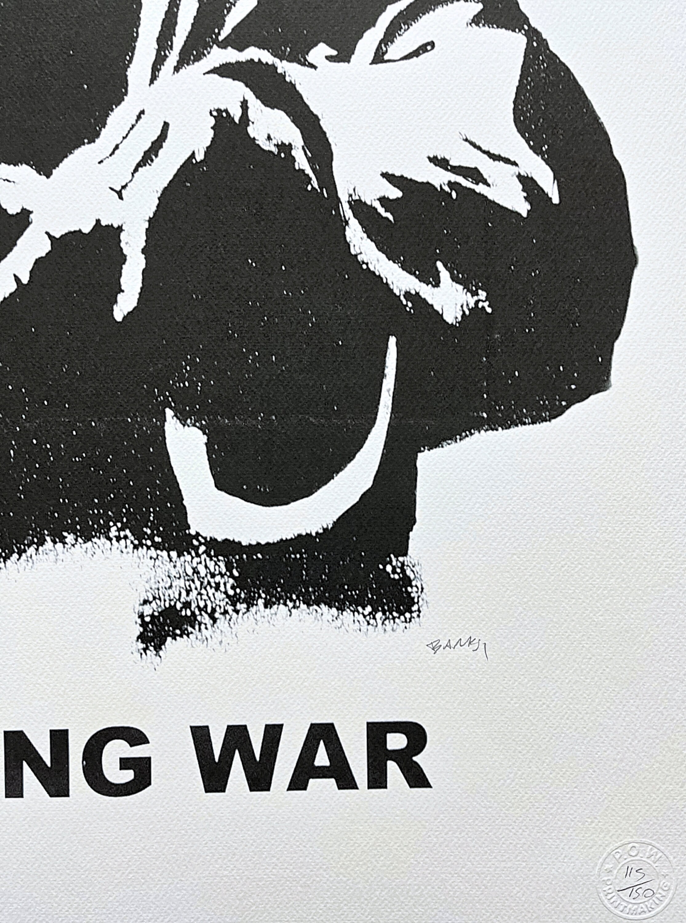 BANKSY - Wrong War - Numbered Edition 115/150, 50 X 70 Cm, #banksy