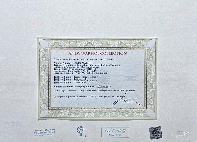 ANDY WARHOL - Moon Explorer Robot - Signed, Numbered Edition 93/100, 38 ...