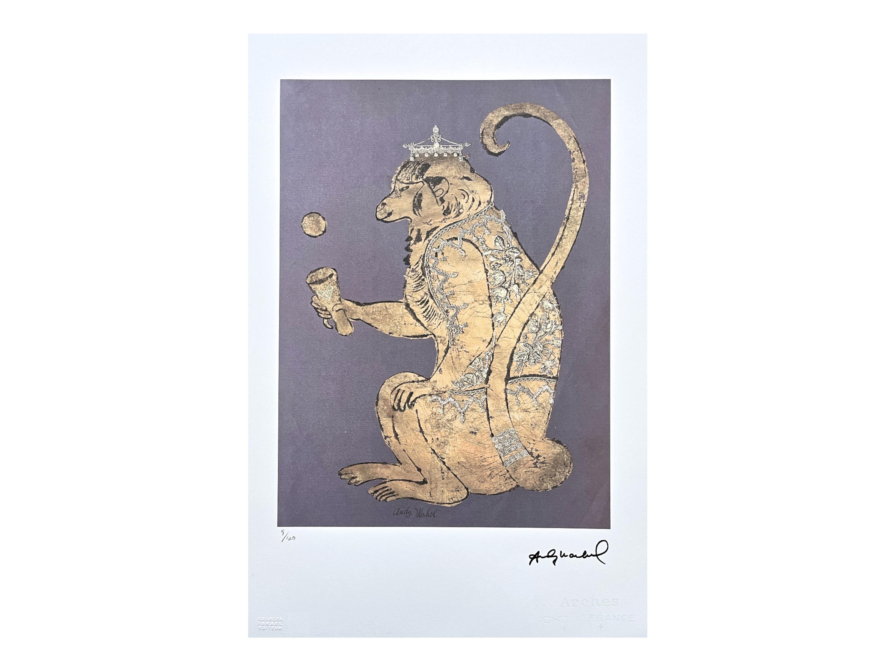 Monkey andy warhol - Etsy 日本
