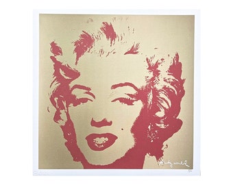 アンディ・ウォーホル - マリリン・モンロー - 署名入り、証明書付き