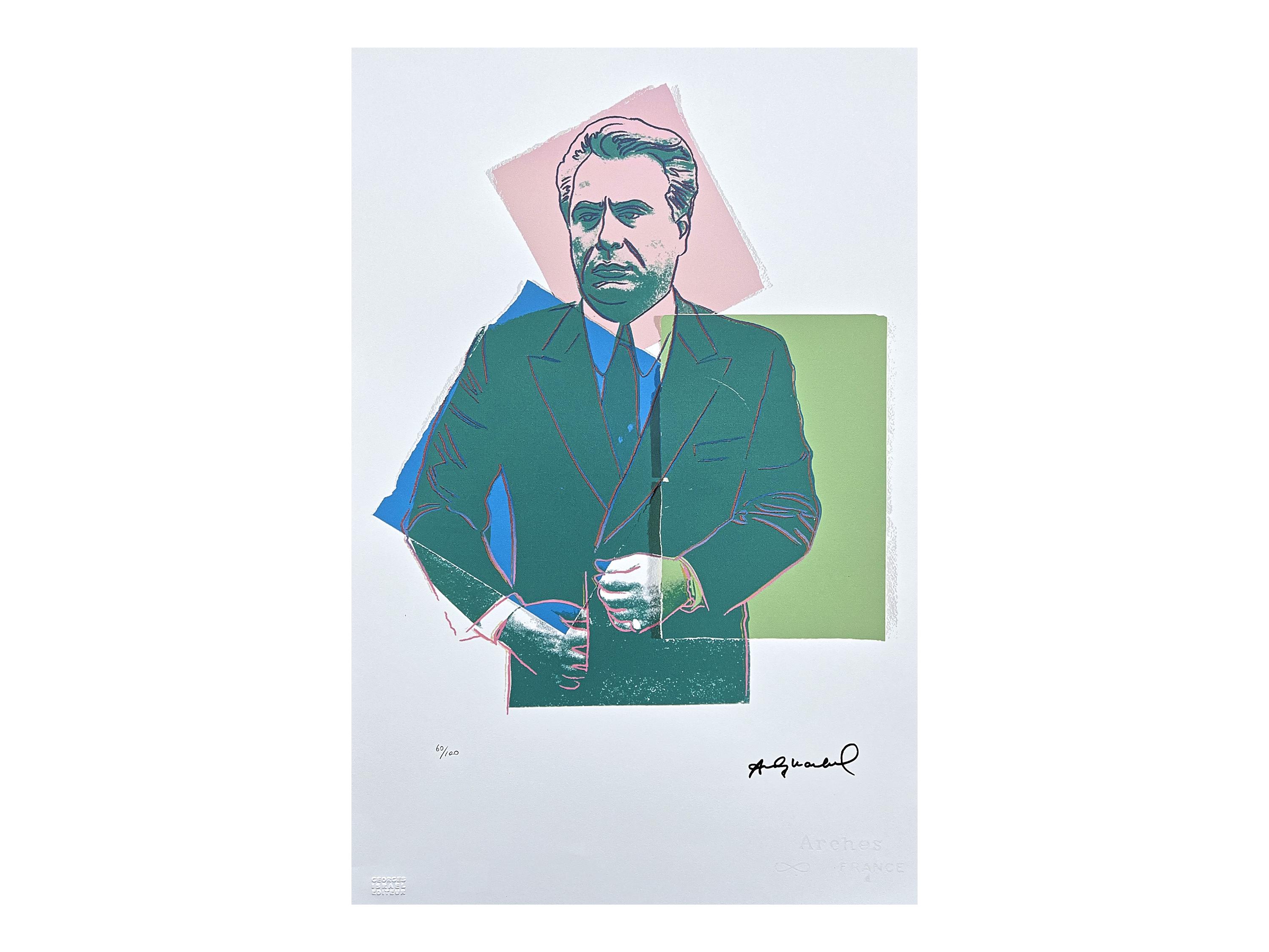 ANDY WARHOL - John Gotti - Signed, Numbered Edition X/100, 38 X 56
