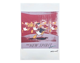 アンディ·ウォーホル The New Spirit (Donald Duck) Andy Warhol, The New Spirit Donald Duck Trial Proof 11/30 from Ads