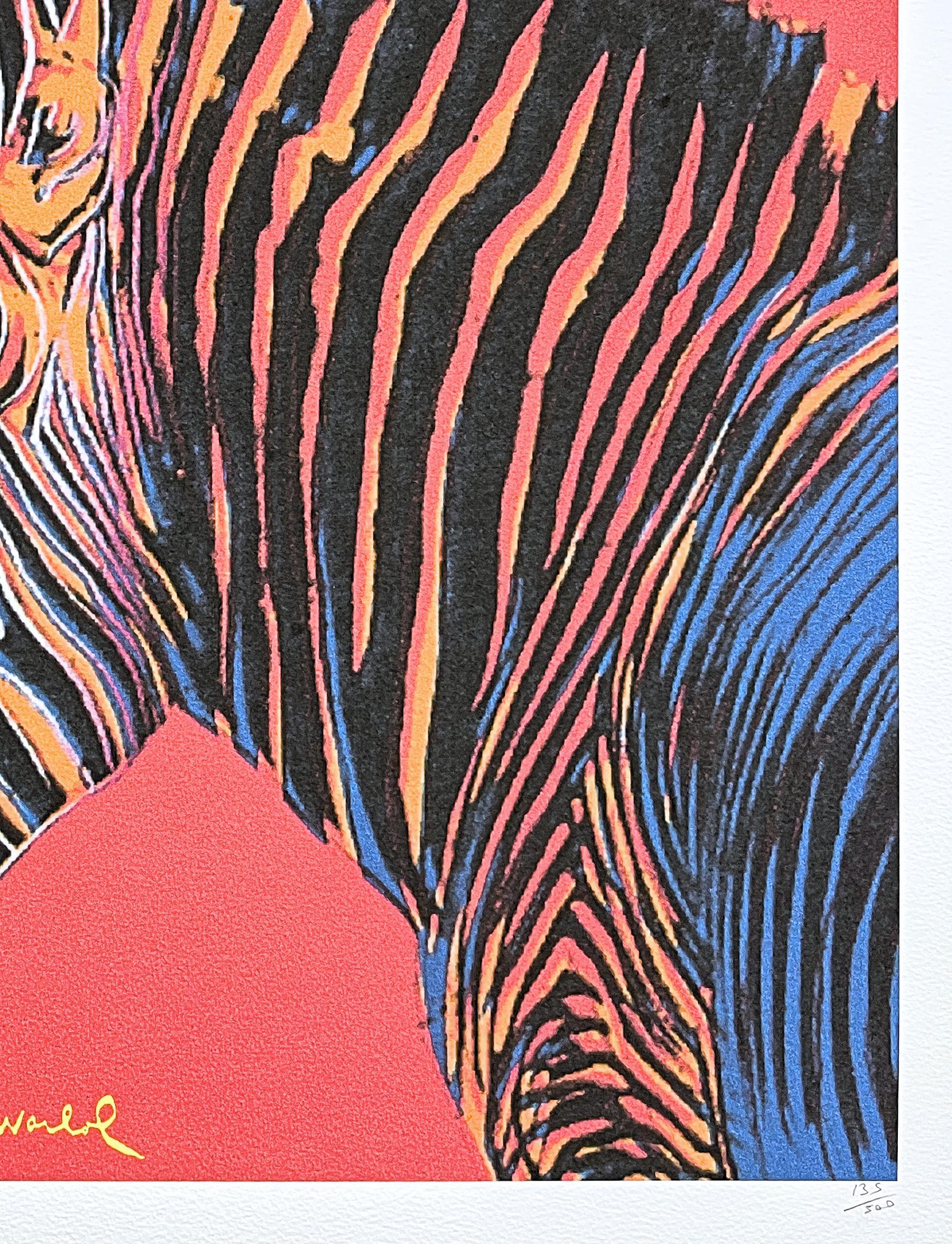 アンディ・ウォーホル - グレヴィーズ・シマウマ - サイン入り、番号