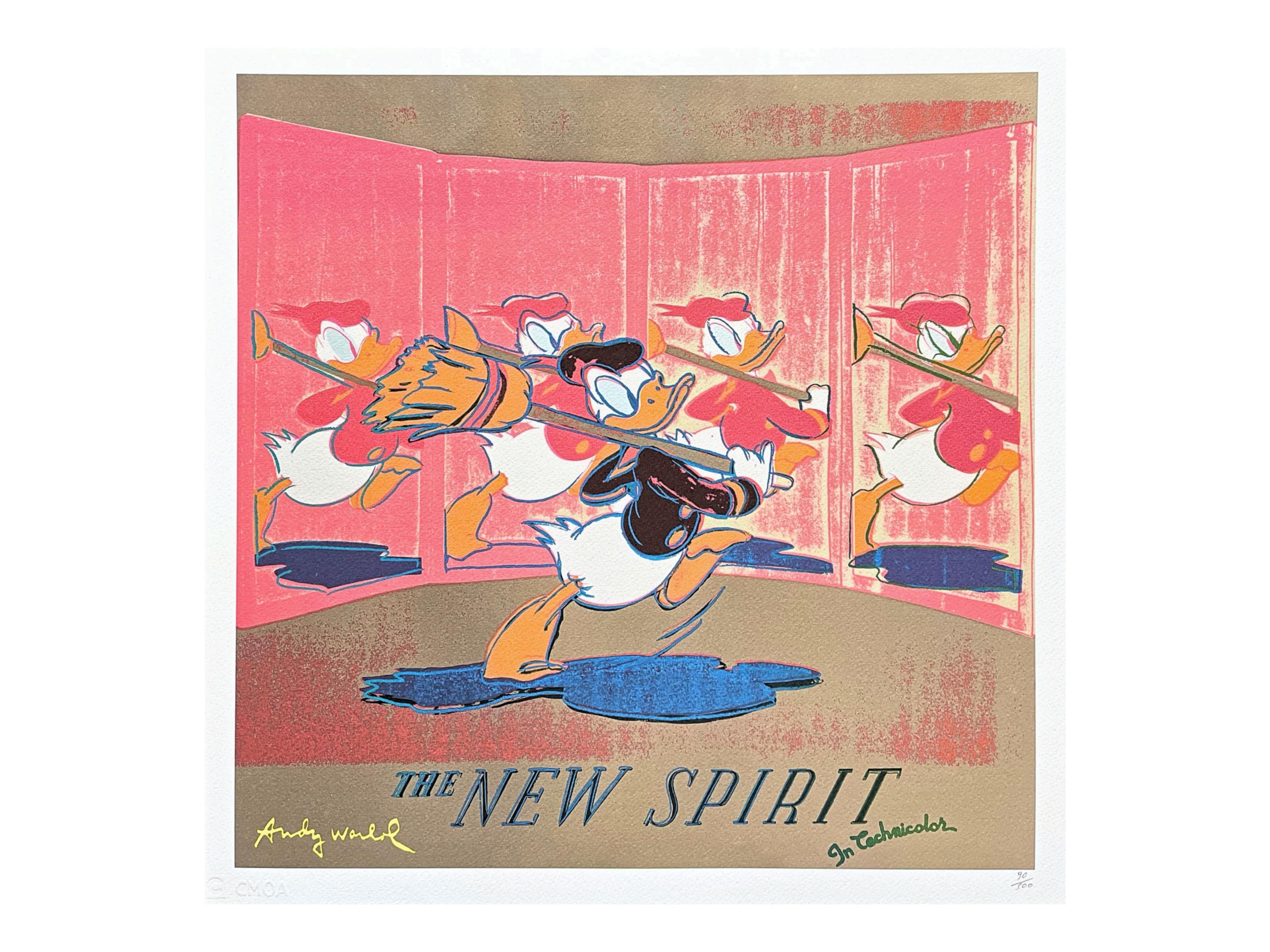 ANDY WARHOL - Donald Duck - Signed, Numbered Edition 90/500, 50 X