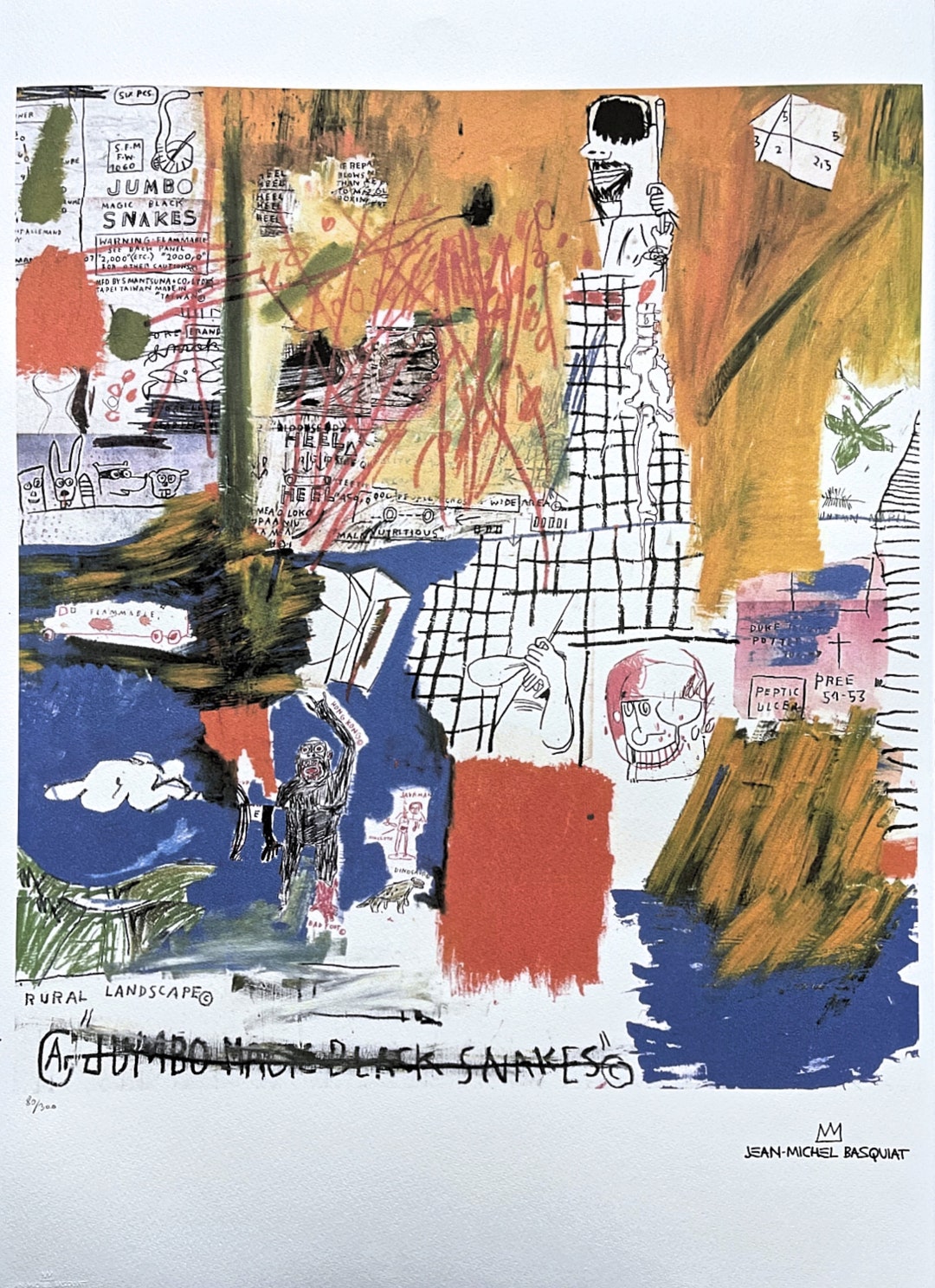 JEANMICHEL BASQUIAT Signed Certificate coa Limited Etsy