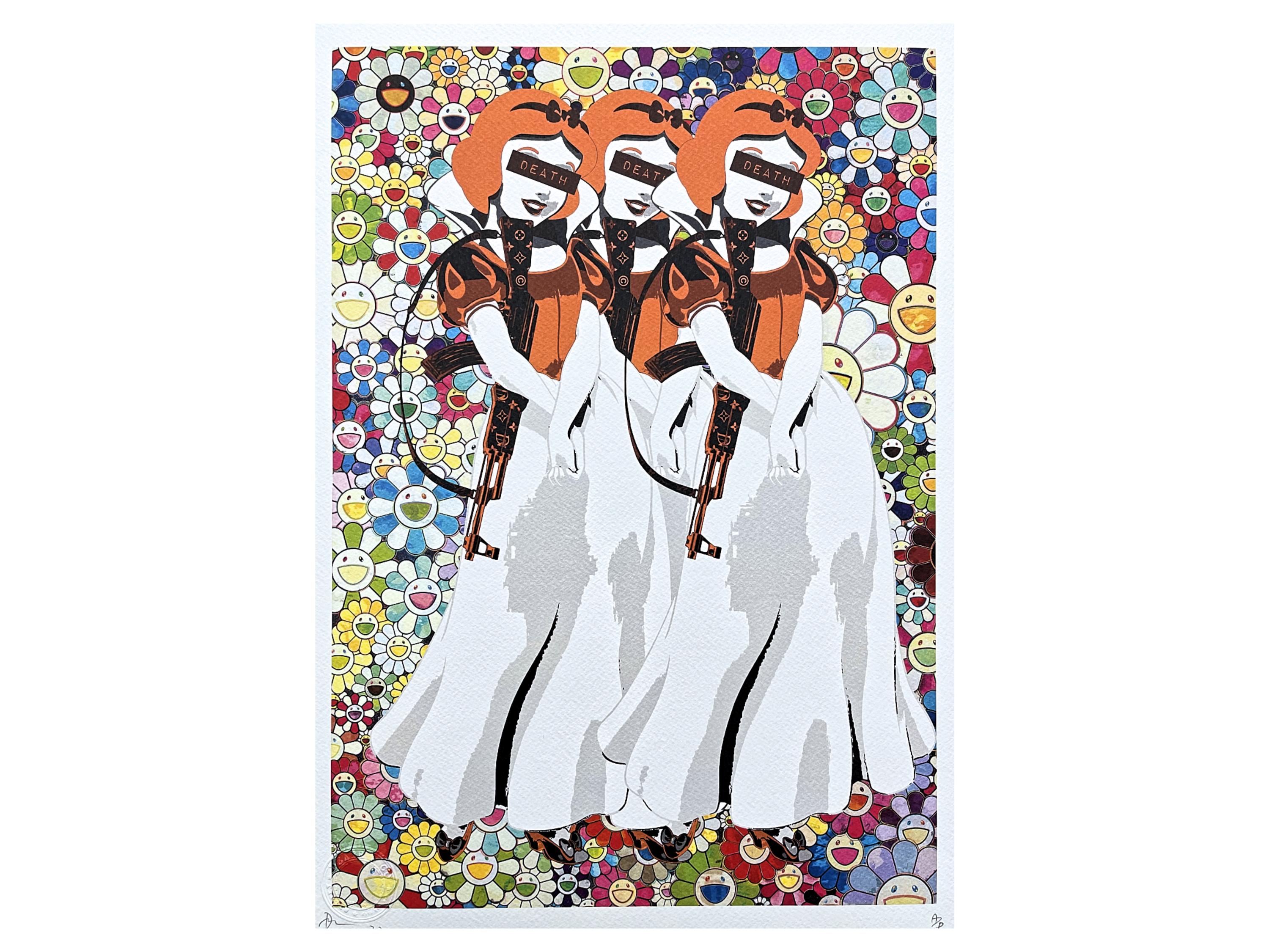 限定品 DEATH NYC アートポスター ドルアート エデューション 白雪姫 DEATH NYC - 白雪姫 - 署名入り、証明書（COA）、限定版、日付入り、32
