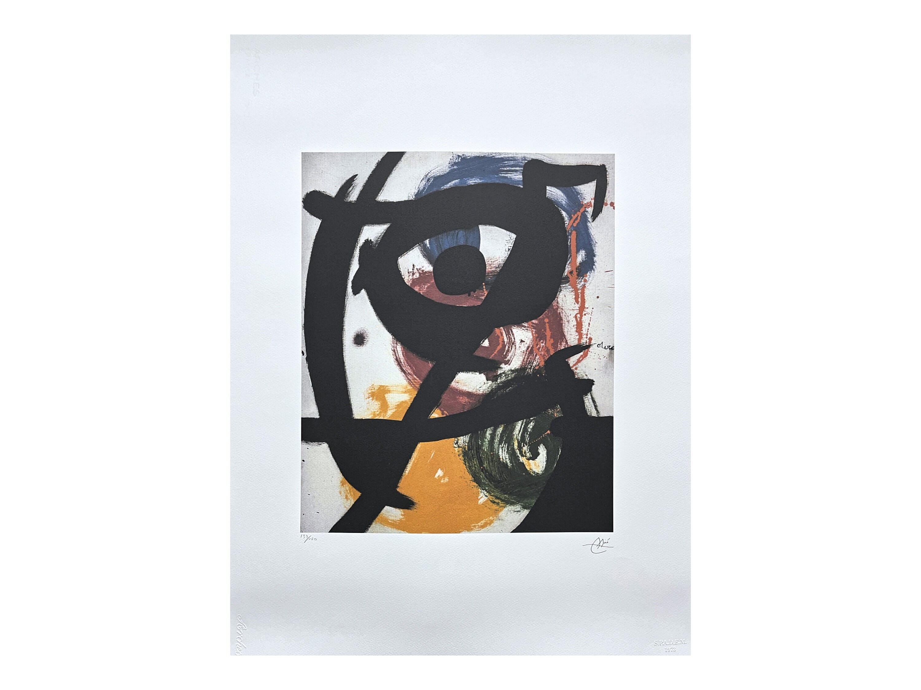 ジョアン ミロ - フィギュア バード III - サイン入り、証明書、限定版