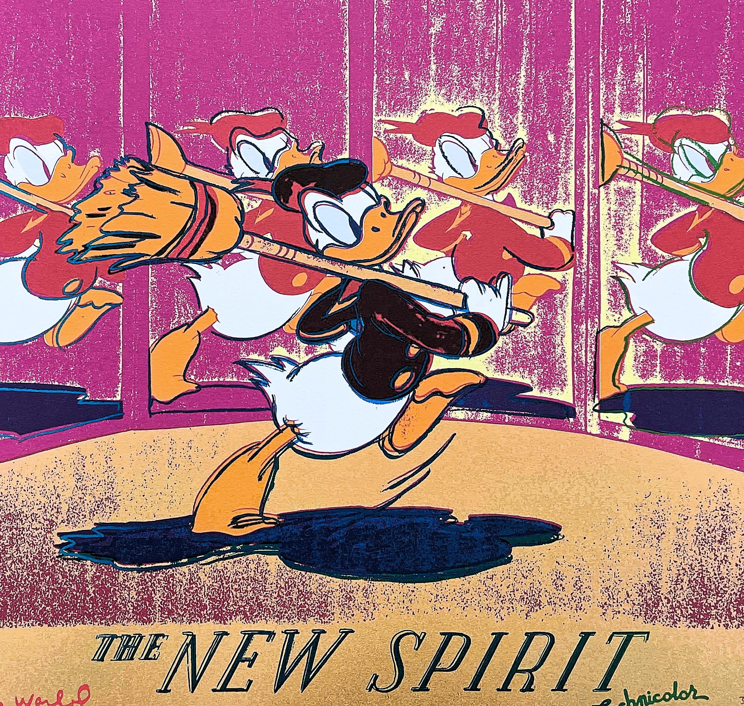 アンディ・ウォーホル - ドナルドダック - サイン入り、番号入り