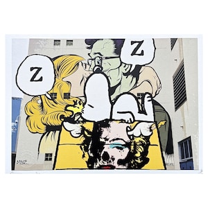 DEATH NYC - Roy, Marilyn e Snoopy - assinado, certificado (coa), numerado - edição limitada, datado, 45 x 32 cm, #deathnyc #giclée