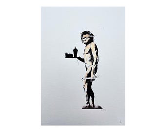 BANKSY - Skinny Kid - Numbered Edition X/150, 50 X 70 Cm #banksy
