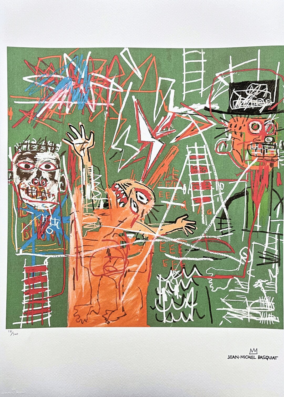 JEANMICHEL BASQUIAT Signed Certificate coa Limited Etsy