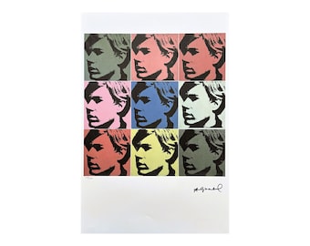 ANDY WARHOL - Self-portrait - Signed, Numbered Edition 27/100, 38