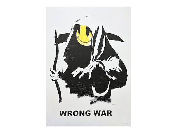 BANKSY - Wrong War - Numbered Edition 115/150, 50 X 70 Cm, #banksy