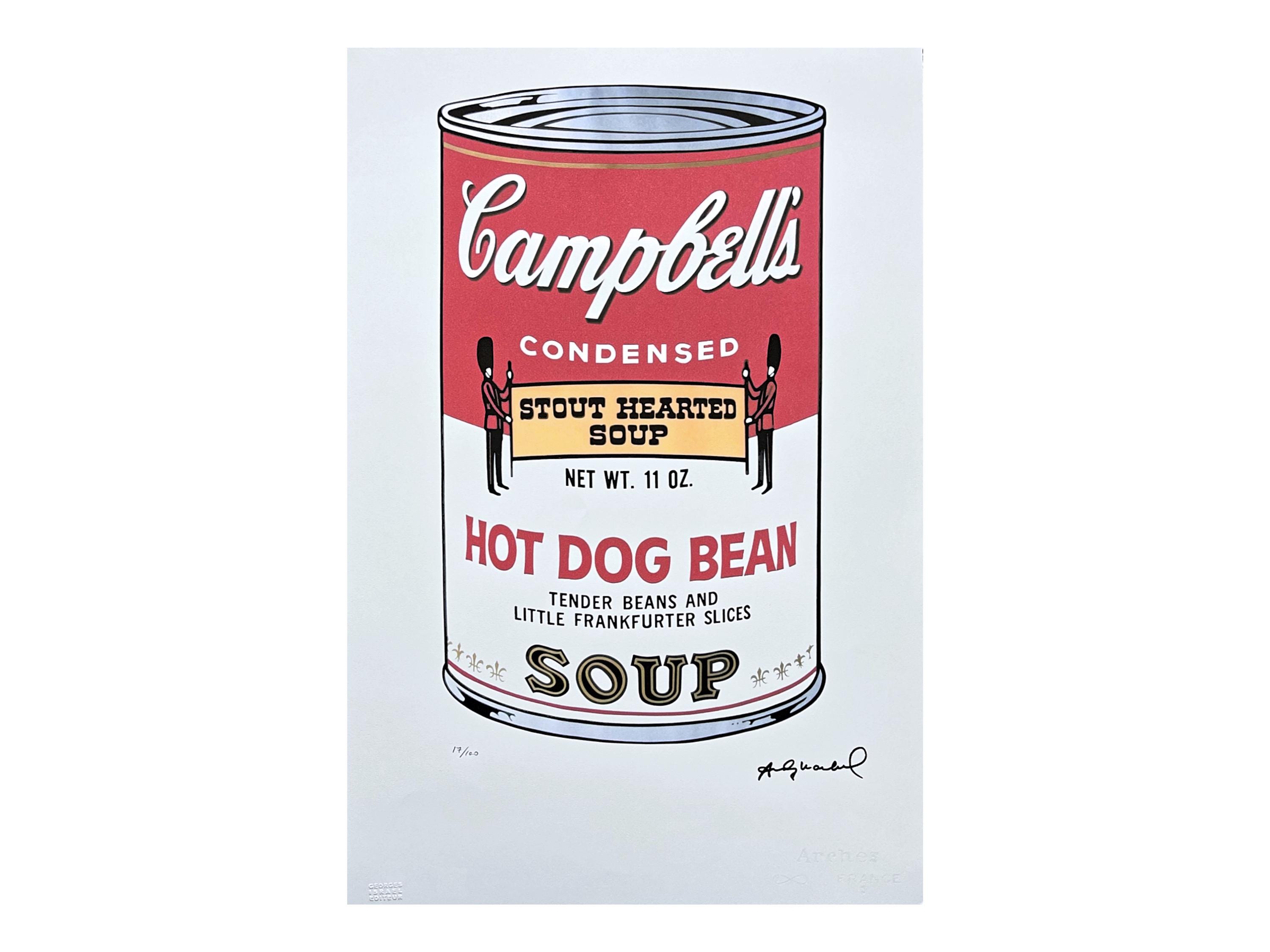 アンディ・ウォーホル - キャンベルスープ - サイン入り、番号入り