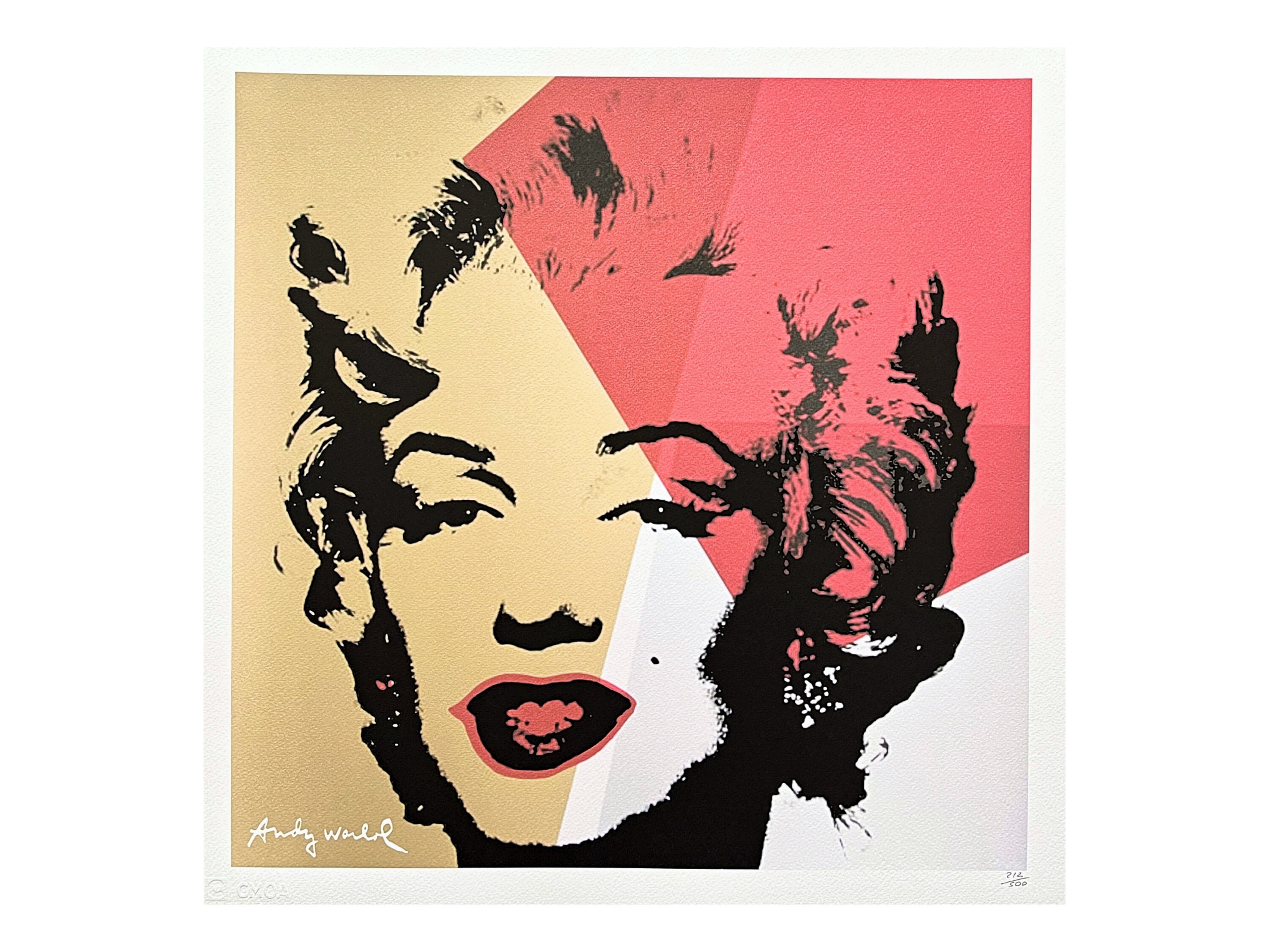新品未開封Andy Warhol’s Marilyn Monroe 1000％ ANDY WARHOL - Marilyn Monroe - Signed, Numbered Edition 212