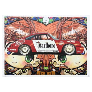 MORTE NYC - Carro - assinado, certificado (coa), numerado - edição limitada, datado, 45 x 32 cm, #deathnyc #arte #giclée #assinado #impressão