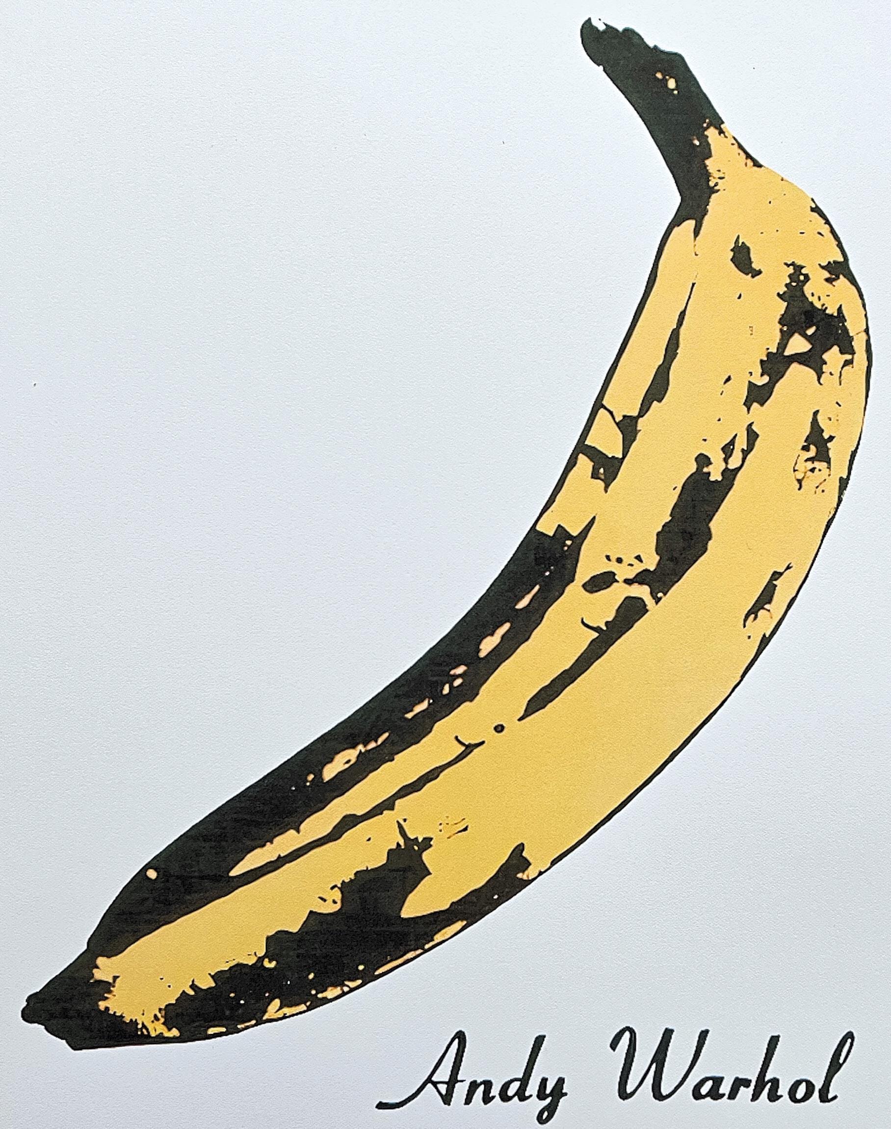 ANDY WARHOL - Banana - Signed, Numbered Edition X/100, 38 X 56 Cm