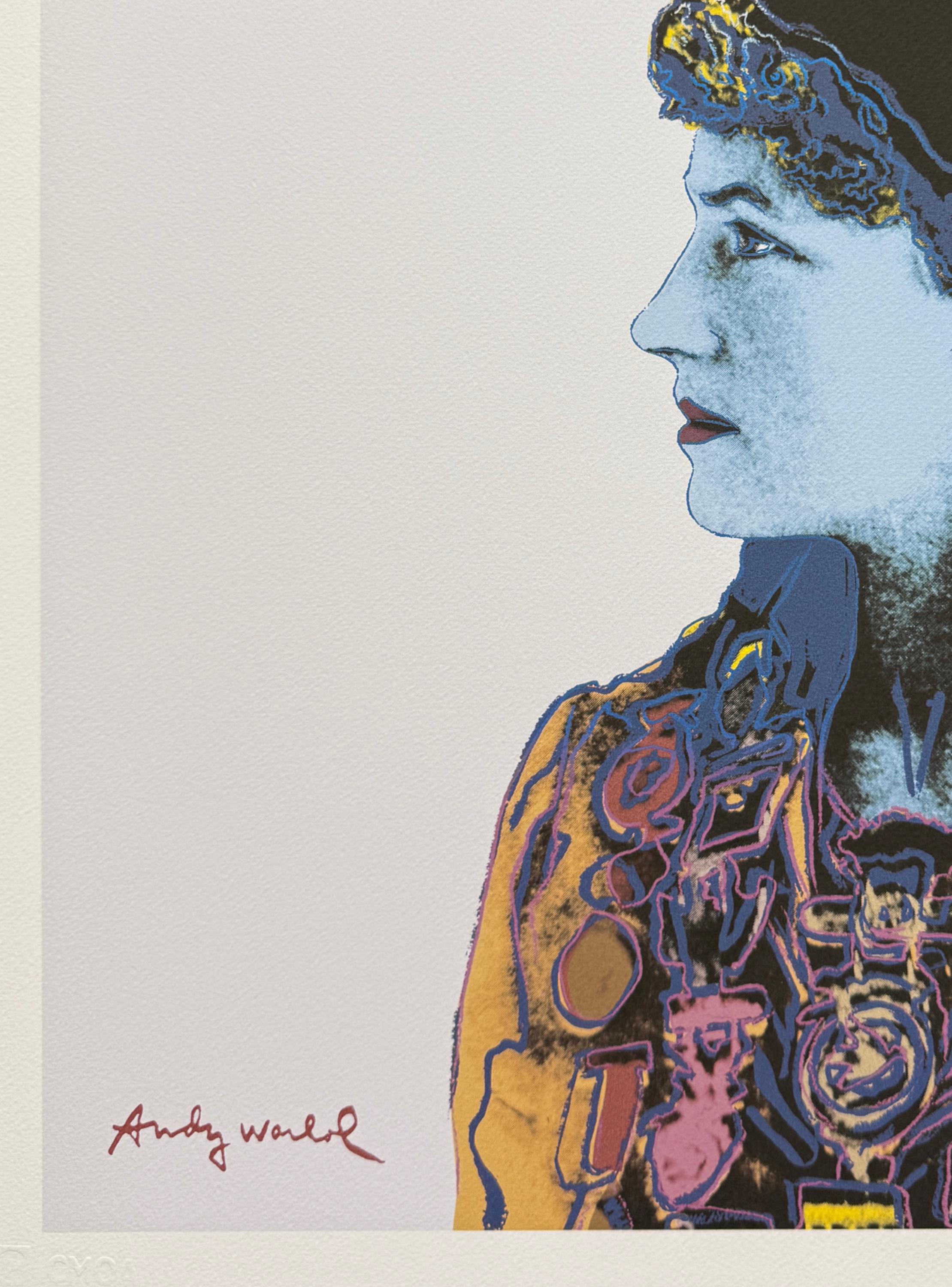 ANDY WARHOL - Annie Oakley - Signed, Numbered Edition 78/500, 50 X
