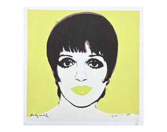 ANDY WARHOL - Liza Minnelli - Signed, Numbered Edition 116/500, 50