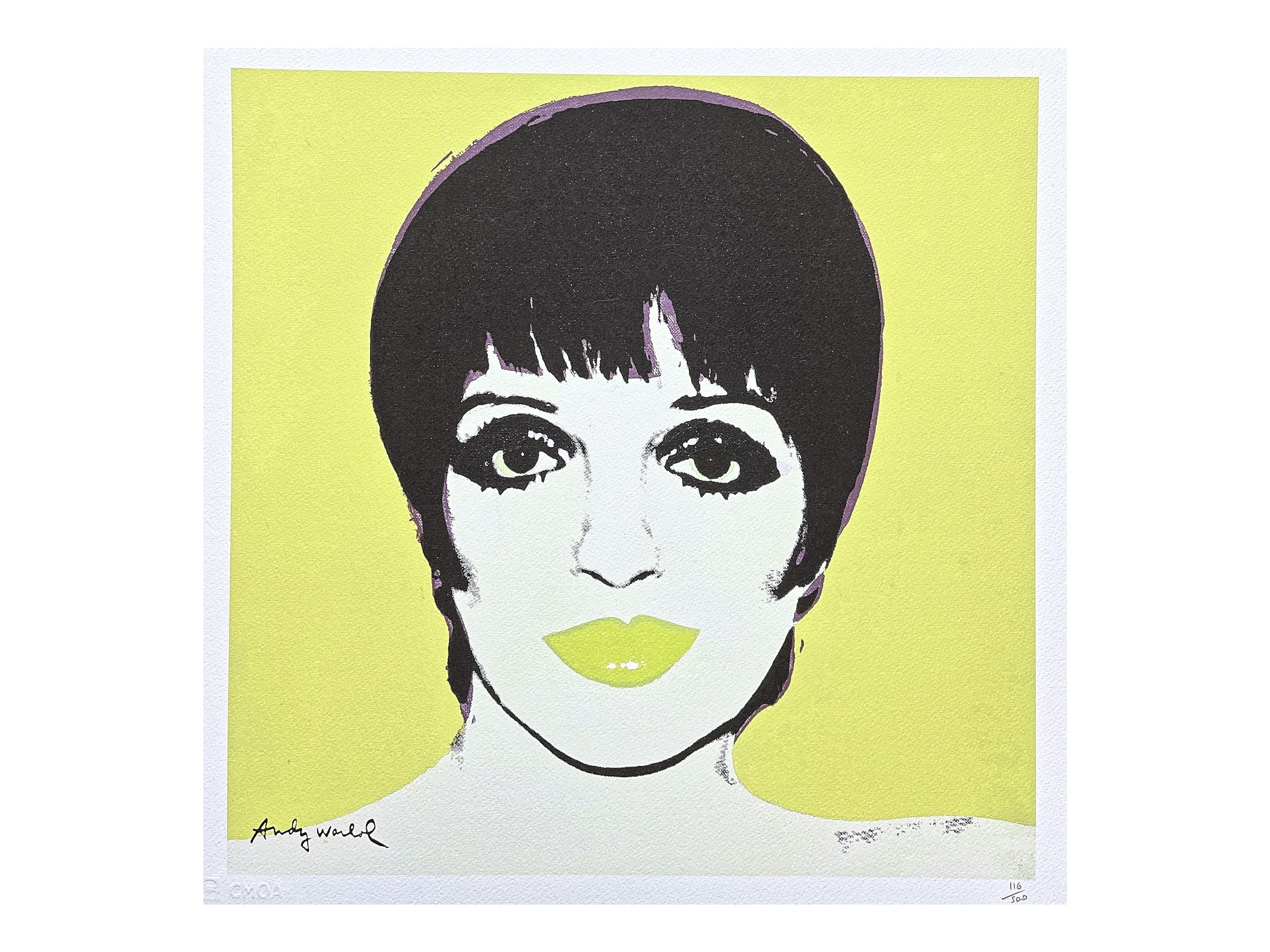 ANDY WARHOL - Liza Minnelli - Signed, Numbered Edition 116/500, 50