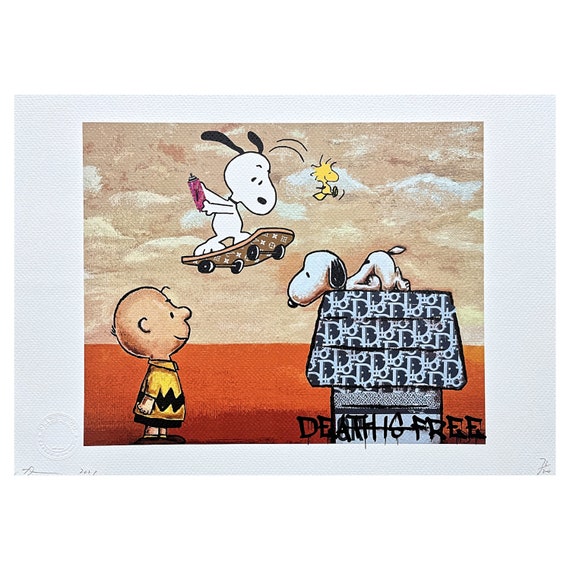 DEATH NYC - Snoopy + Charlie - Signed, Certificate, Numbered