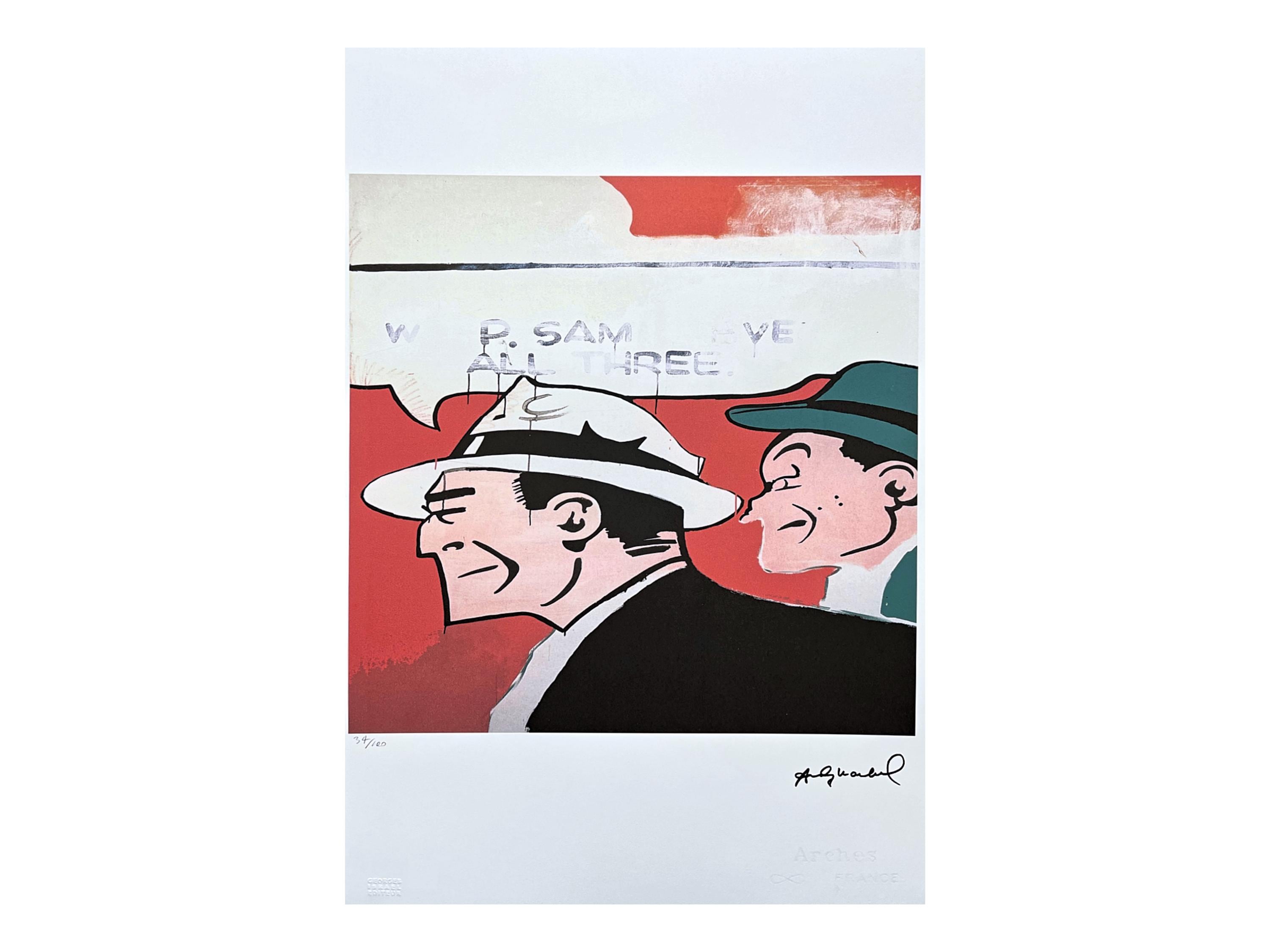 ANDY WARHOL - Dick Tracy - Signed, Numbered Edition 34/100, 38 X