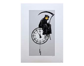 DEATH NYC - バンクシー + スヌーピー - 署名入り、証明書 (COA)、限定