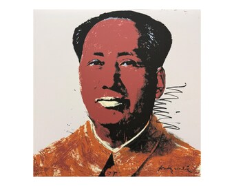 ANDY WARHOL - Mao Ce Tung IV - signed, numbered edition x/2400, 60 x 60 cm, edition cmoa #warhol #artwall #popart #artgift #print