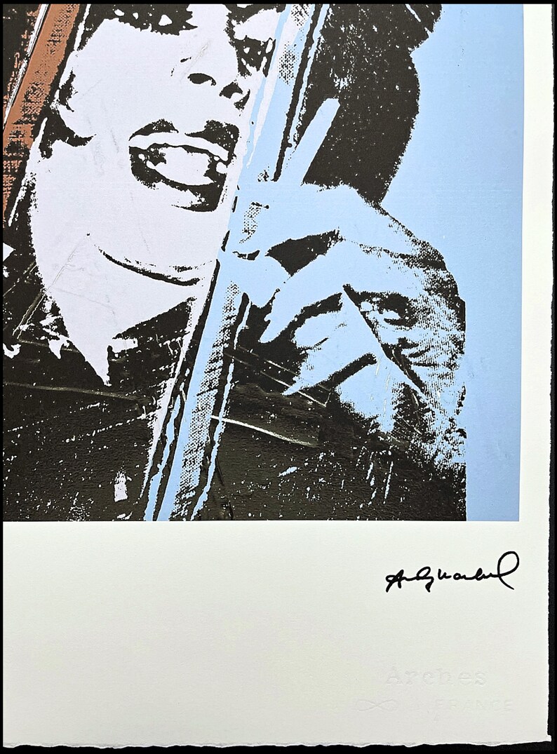 Andy Warhol - Autoportrét Andy Warhol - Leo Castelli s certifikátem