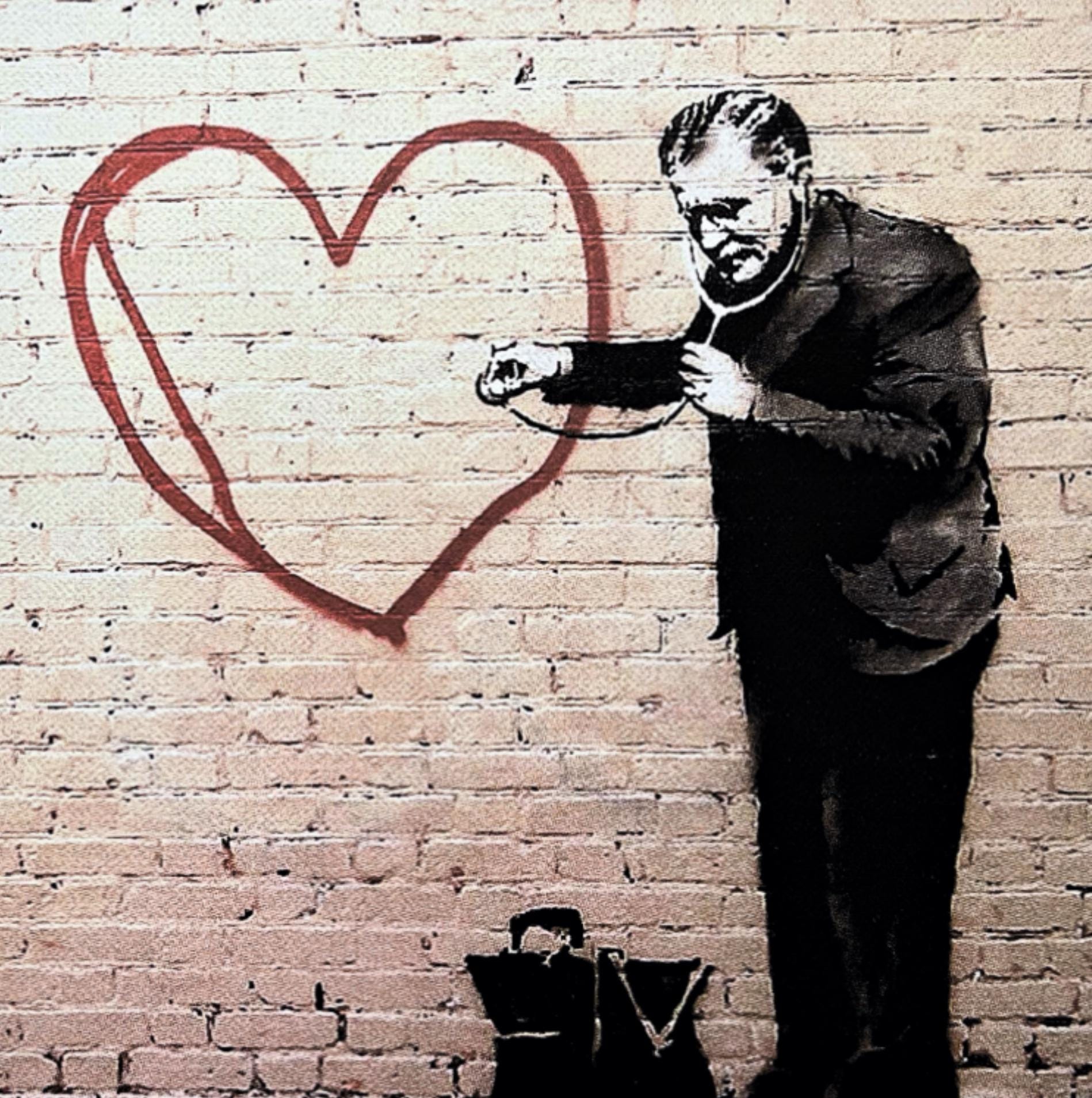 バンクシー Banksy Love Hurts エスタンプ リトグラフ Love Hurts, 2012 - Banksy Explained