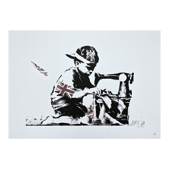 洋書 AESTHETIC LABOUR Banksy Slave Labour Artwork: A Powerful Message by Banksy