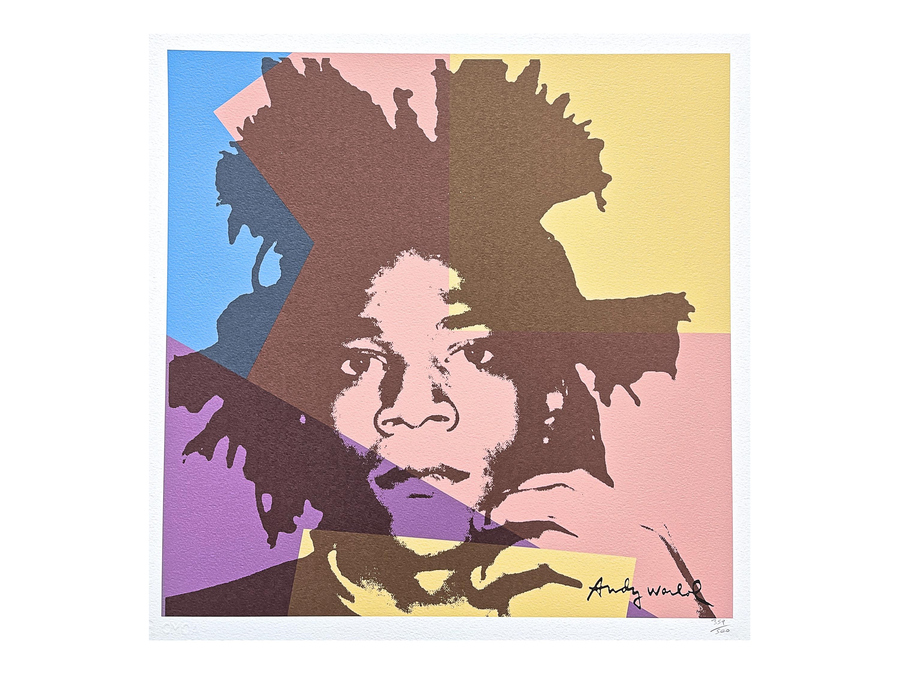 ANDY WARHOL - Portrait of Jean-michel - Signed, Numbered Edition