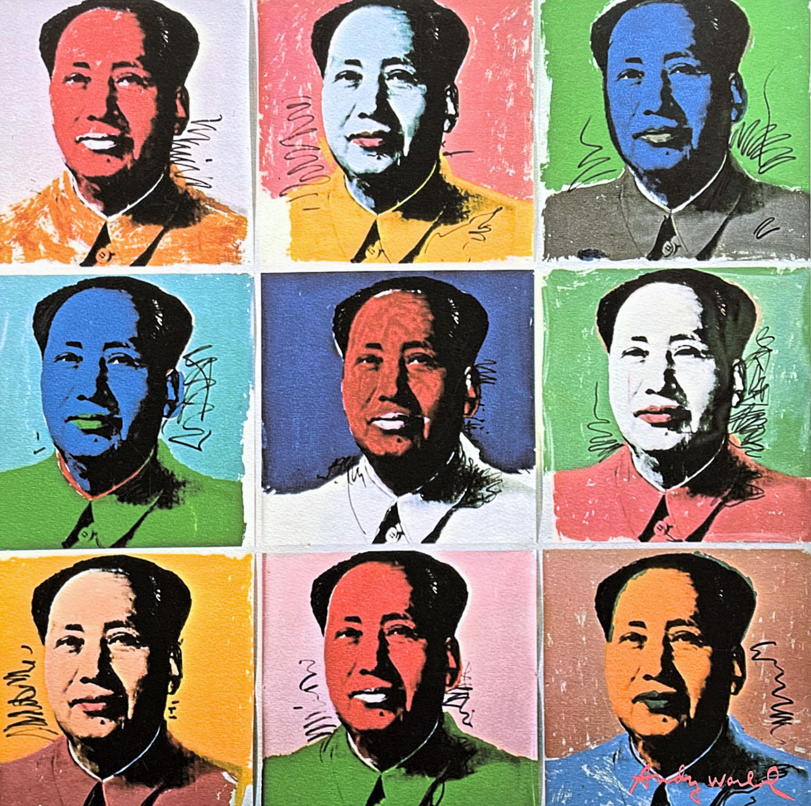 アンディ・ウォーホル - 毛沢東 - 署名入り、番号入り、エディション