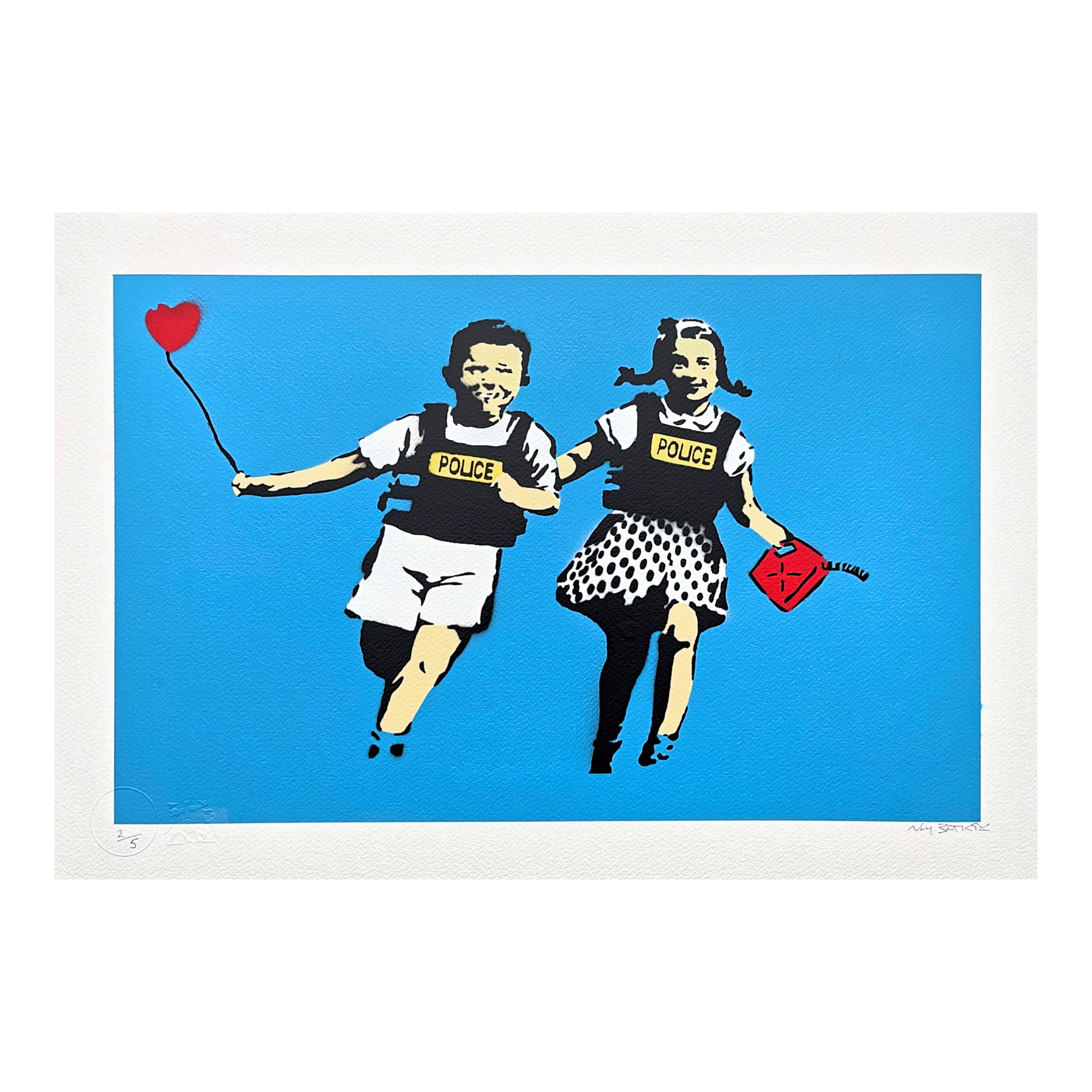 BANKSY/NOT BANKSY - Jack and Jill - Original Spray Paint