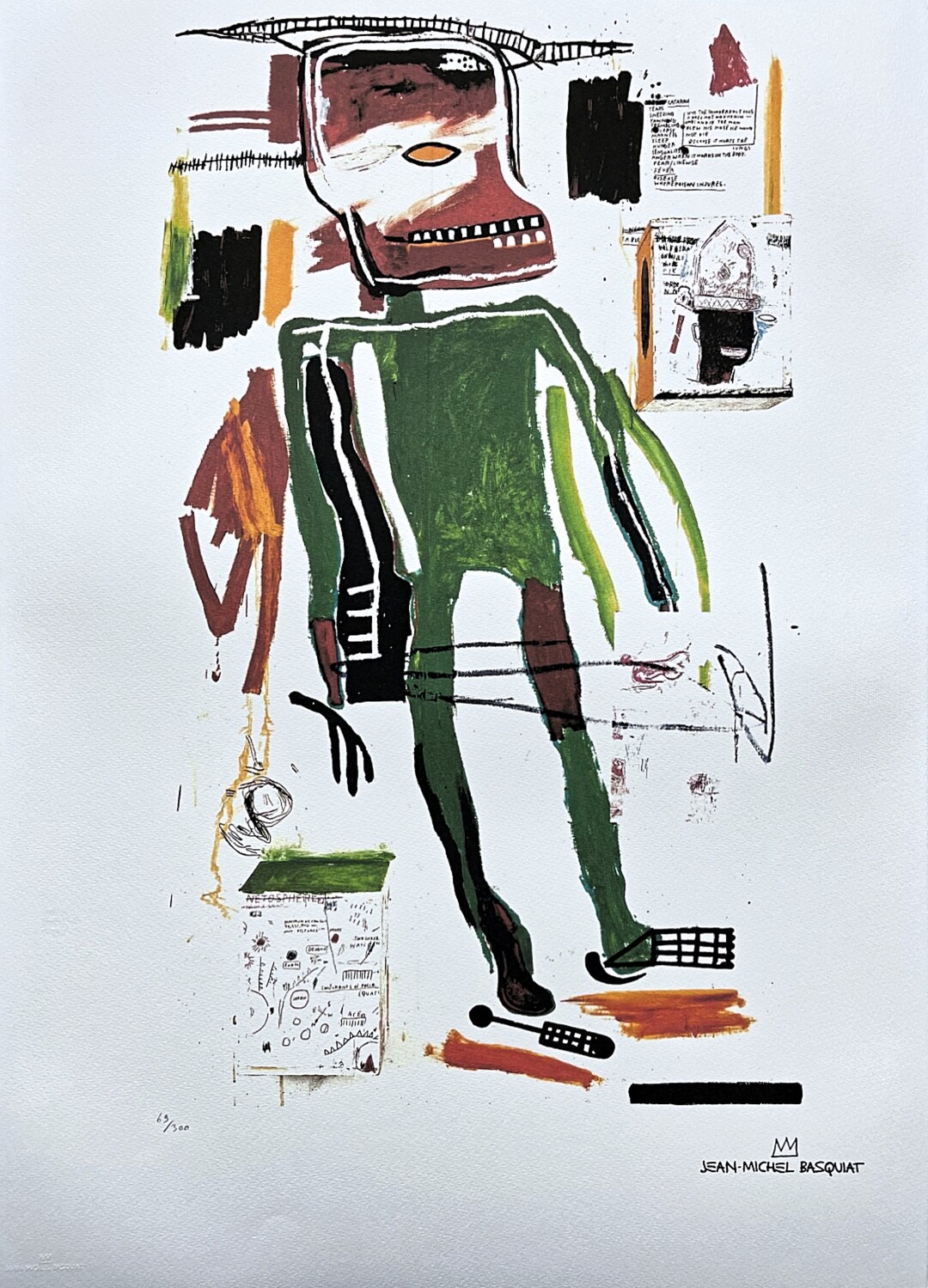 JEANMICHEL BASQUIAT Signed Certificate coa Limited Etsy