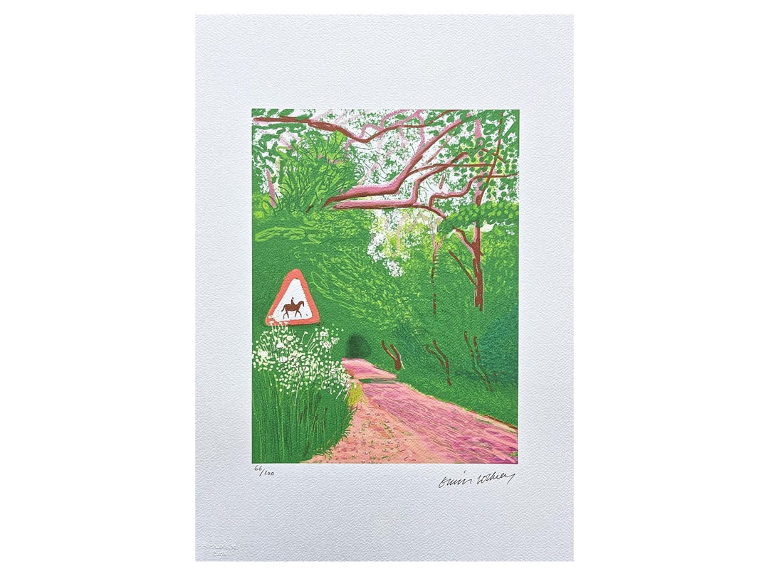 ＤＡＶＩＤ　ＨＯＣＫＮＥＹ：ＡＲＲＩＶＡＬ　ＯＦ　ＳＰＲＩＮ David Hockney | The Arrival of Spring in Woldgate, East