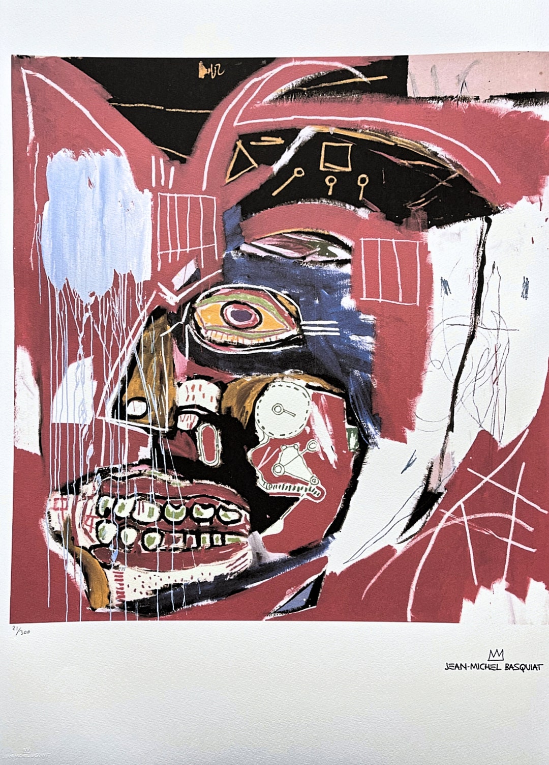 JEANMICHEL BASQUIAT Signed Certificate coa Limited Etsy