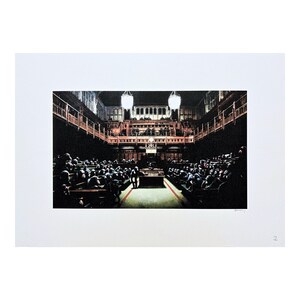 BANKSY - Devolved Parliament - edycja numerowana x/150, 70 x 50 cm #banksy #artprint #streetart #artgift #artwall
