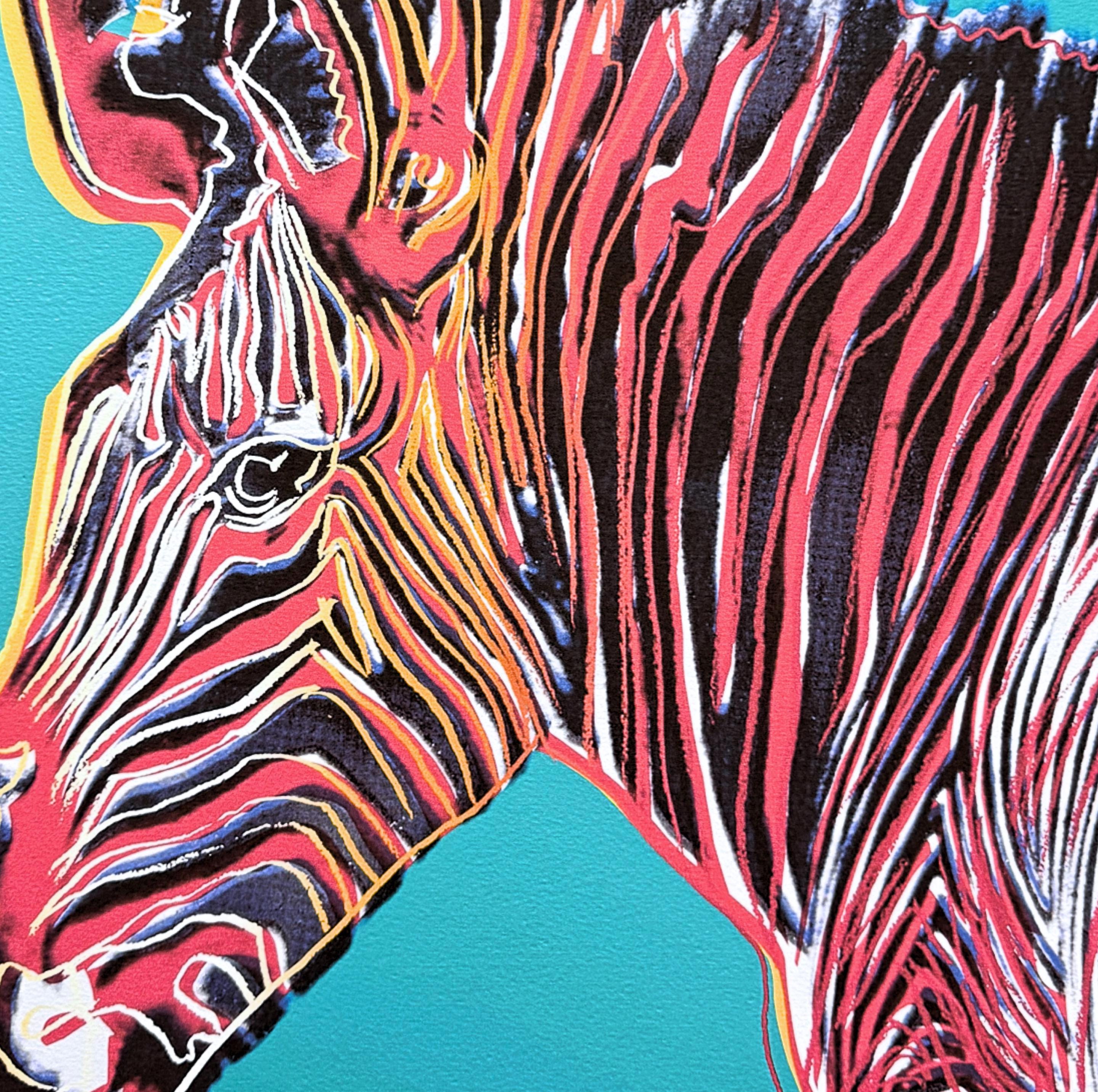 ANDY WARHOL - Grevy's Zebra - Signed, Numbered Edition 211/500, 50